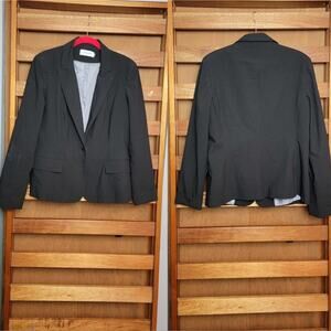 Calvin Klein Classic Black Blazer, Sz 12